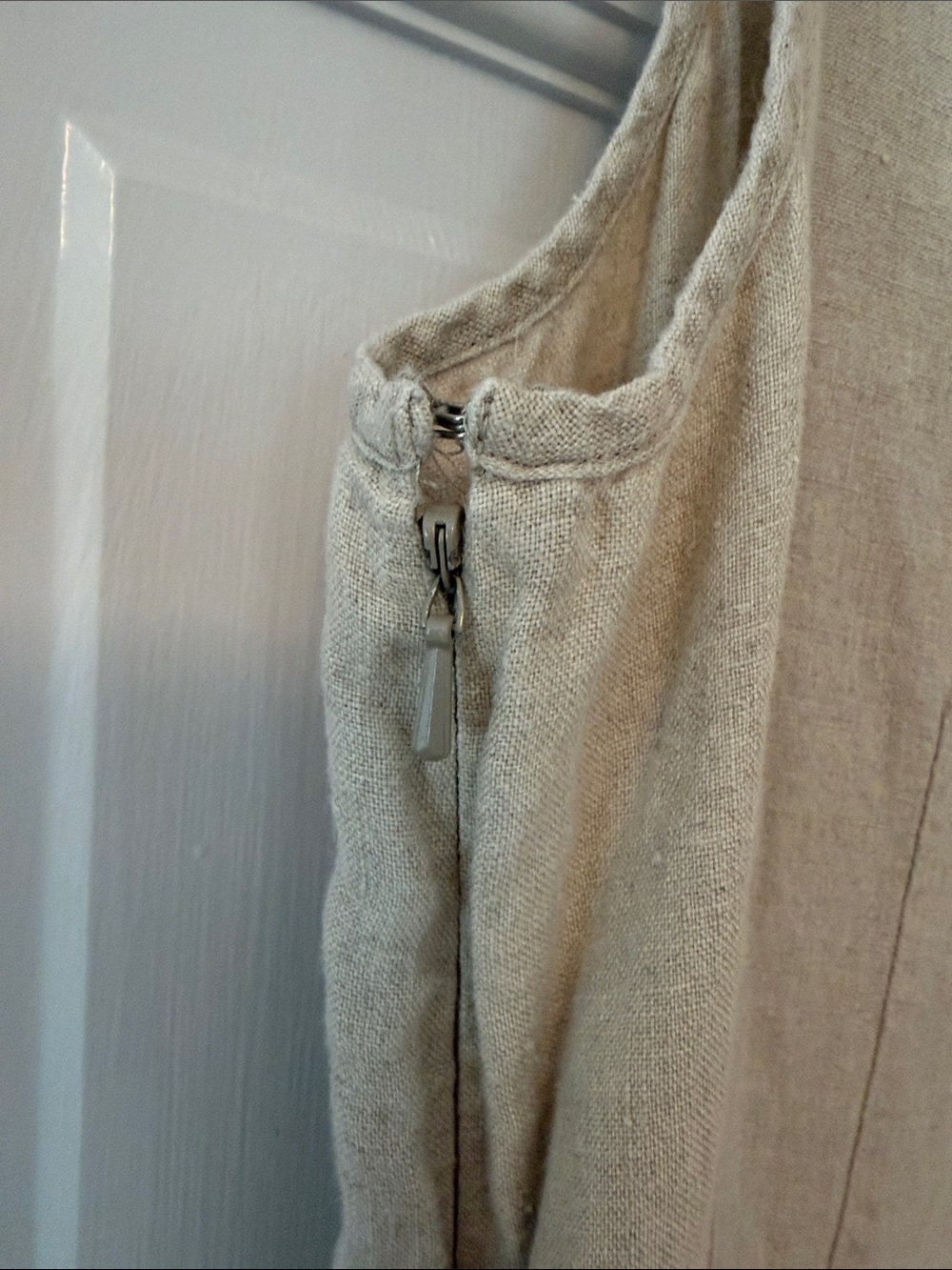 LOFT Beige Romper with Black Embroidery - Picture 6 of 6